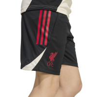 adidas Liverpool Trainingsbroekje 2025-2026 Kids Zwart Rood Wit