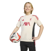 adidas Liverpool Maillot d'Entraînement 2025-2026 Enfants Blanc Rouge Noir