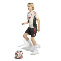 adidas Liverpool Maillot d'Entraînement 2025-2026 Enfants Blanc Rouge Noir