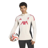 adidas Liverpool Survêtement 1/4-Zip 2025-2026 Blanc Noir Rouge