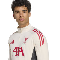 adidas Liverpool Survêtement 1/4-Zip 2025-2026 Blanc Noir Rouge