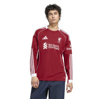 adidas Liverpool Thuistenue Lange Mouwen 2025-2026