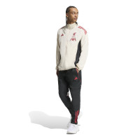 Pantalon d'entraînement adidas Liverpool Presentation 2025-2026 noir rouge blanc