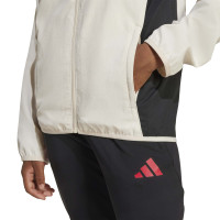 adidas Liverpool Présentation Veste d'Entraînement 2025-2026 Enfants Blanc Rouge Noir