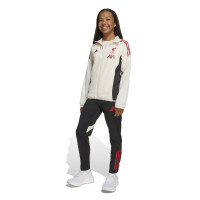 adidas Liverpool Présentation Veste d'Entraînement 2025-2026 Enfants Blanc Rouge Noir