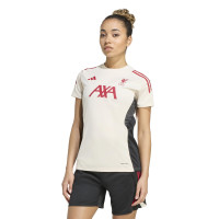 adidas Liverpool Ensemble Training 2025-2026 Femmes Blanc Noir Rouge