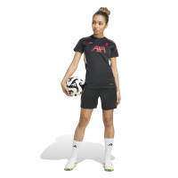 adidas Liverpool Trainingsshirt 2025-2026 Dames Zwart Rood Wit