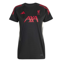 adidas Liverpool Trainingsshirt 2025-2026 Dames Zwart Rood Wit