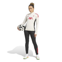 adidas Liverpool Survêtement 1/4-Zip 2025-2026 Femmes Blanc Noir Rouge