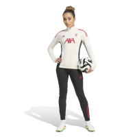 adidas Liverpool Survêtement 1/4-Zip 2025-2026 Femmes Blanc Noir Rouge