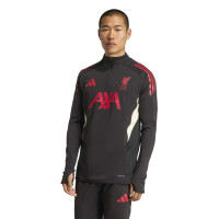 adidas Liverpool Trainingspak 1/4-Zip 2025-2026 Zwart Rood Wit