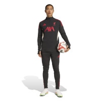 adidas Liverpool Trainingspak 1/4-Zip 2025-2026 Zwart Rood Wit