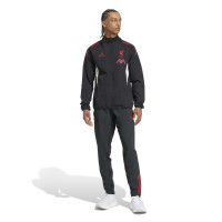 adidas Liverpool Presentatie Trainingspak Full-Zip 2025-2026 Zwart Rood Wit