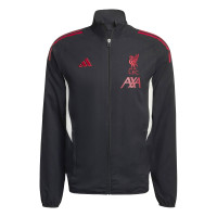 adidas Liverpool Presentatie Trainingspak Full-Zip 2025-2026 Zwart Rood Wit
