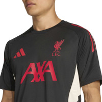 adidas Liverpool Maillot d'Entraînement 2025-2026 Noir Rouge Blanc