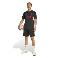adidas Liverpool Maillot d'Entraînement 2025-2026 Noir Rouge Blanc