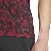 adidas Liverpool Pre-Match Trainingsshirt 2025-2026 Zwart Rood