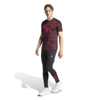 adidas Liverpool Pre-Match Trainingsshirt 2025-2026 Zwart Rood