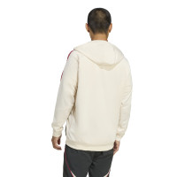 adidas Liverpool Track Sweat à Capuche 2025-2026 Blanc Rouge Noir