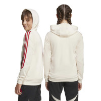 adidas Liverpool Track Trainingspak Hooded 2025-2026 Kids Wit Zwart Rood