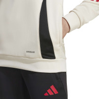 adidas Liverpool Track Trainingspak Hooded 2025-2026 Kids Wit Zwart Rood