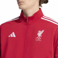 adidas Liverpool DNA Trainingspak Full-Zip Rood Zwart Wit