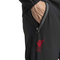 adidas Liverpool Vis Tech Trainingspak Full-Zip Zwart Rood