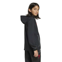 adidas Liverpool Vis Tech Trainingspak Full-Zip Kids Zwart Rood