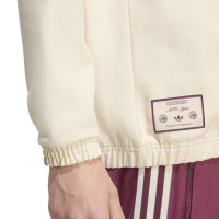 Survêtement adidas Ajax Terrace Icones beige bordeaux