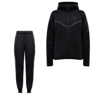 Survêtement Nike Sportswear Tech Fleece à fermeture éclair intégrale pour femmes, noir