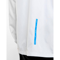 Survêtement de sport décontracté Nike Sportswear entièrement zippé à capuche gris clair bleu clair