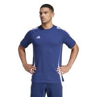 T-shirt adidas Tiro 24 Sweat bleu foncé blanc