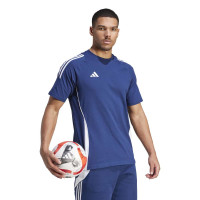T-shirt adidas Tiro 24 Sweat bleu foncé blanc