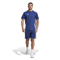 T-shirt adidas Tiro 24 Sweat bleu foncé blanc