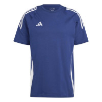 T-shirt adidas Tiro 24 Sweat bleu foncé blanc