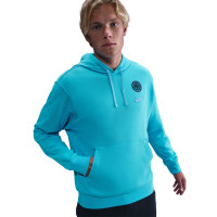 Nike Inter Milan Club Survêtement Jogging à Capuche 2025-2026 Bleu Clair Noir