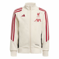 adidas Liverpool Trainingspak Full-Zip 2025-2026 Peuters/Kleuters Wit Zwart Rood