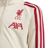 adidas Liverpool Trainingspak Full-Zip 2025-2026 Peuters/Kleuters Wit Zwart Rood