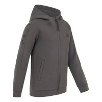 Cruyff Ignite Tape Trainingspak Hooded Kids Donkergrijs