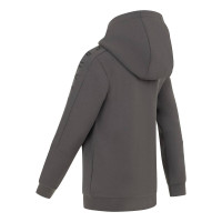 Cruyff Ignite Tape Trainingspak Hooded Kids Donkergrijs