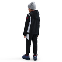 Nike Paris Saint-Germain Total 90 Survêtement à Capuche Full-Zip 2025-2026 Enfants Noir Blanc Rouge