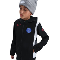 Nike Paris Saint-Germain Total 90 Survêtement à Capuche Full-Zip 2025-2026 Enfants Noir Blanc Rouge