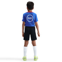 Nike Paris Saint-Germain Strike Trainingsbroekje 2025-2026 Kids Zwart Blauw Rood