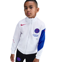Nike Paris Saint-Germain Strike Trainingspak Full-Zip 2025-2026 Kids Wit Zwart Blauw Rood