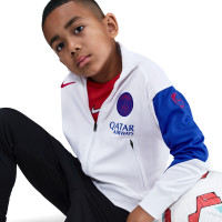 Nike Paris Saint-Germain Strike Trainingspak Full-Zip 2025-2026 Kids Wit Zwart Blauw Rood