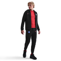 Nike Paris Saint-Germain Tech Fleece Survêtement Full-Zip 2025-2026 Noir Rouge