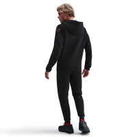 Nike Paris Saint-Germain Tech Fleece Survêtement Full-Zip 2025-2026 Noir Rouge