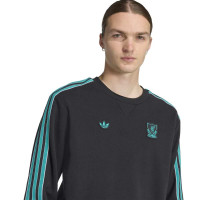 adidas Liverpool Terrace Icons Sweat-Shirt Noir Vert Blanc