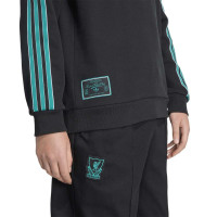 adidas Liverpool Terrace Icons Sweat-Shirt Noir Vert Blanc