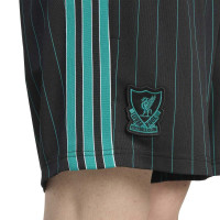 adidas Liverpool Terrace Icons Short Noir Vert Blanc